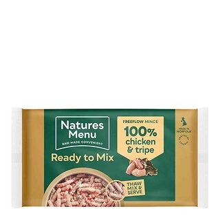Natures Menu Frozen Freeflow Chicken And Tripe, Raw Dog Food, 2kg