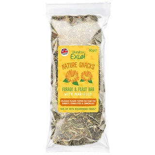 Burgess Excel Forage and Feast Hay Bar with Marigold 60g