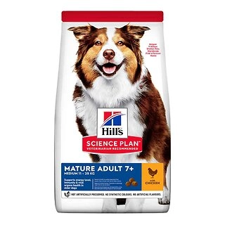 Hill's Science Plan Mature Adult Medium Dry Dog Food Chicken Flavour 2.5kg