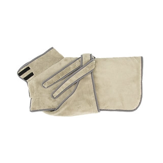 Scruffs Expedition Deluxe Dog Drying Robe Khaki Medium