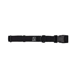 Rufus & Rosie Padded Medium Dog Collar Black