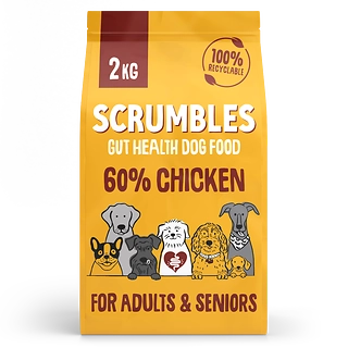 Scrumbles Dry Dog Food for Adult & Seniors Chicken 2kg