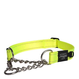 Rogz Utility Control Large Yellow Dog Collar