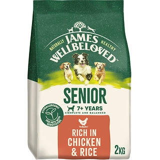 JAMES WELLBELOVED® Senior Dry Dog Food Chicken & Rice 2kg