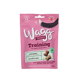 Wagg Training Treats with Chicken, Beef & Lamb Dog Treats, 125g