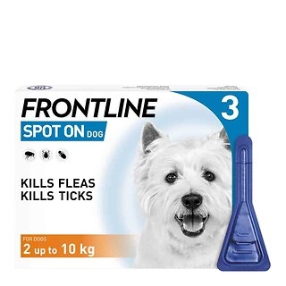 Frontline Spot On for Small Dogs and Puppies 2-10kg 3 pack