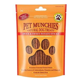 Pet Munchies Duck with Sweet Potato Dog Treats, 90g