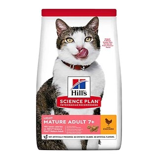Hill's Science Plan Feline Mature Adult 7+  Light Chicken 1.5kg
