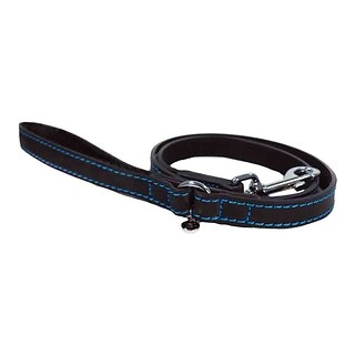 Rosewood Luxury Leather Black Dog Lead