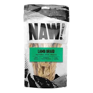 Naw Braided Lamb Dog Chew, 100g