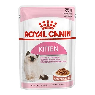 Royal Canin Kitten Instinctive in Gravy Wet Cat Food Pouch, 85g