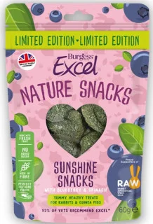 Burgess Excel Sunshine Snacks Rabbit and Guinea Pig Treats 60g