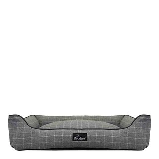 Beddies Grey Check Lounger Small