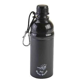 Lick 'N' Flow Black Water Bottle Medium