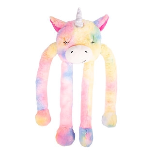 Rosewood Stretch Folk Unicorn Plush Dog Toy