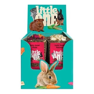 Little One Bowl From Meadow Grass With Filling Assorted Small Pet Treat 65G