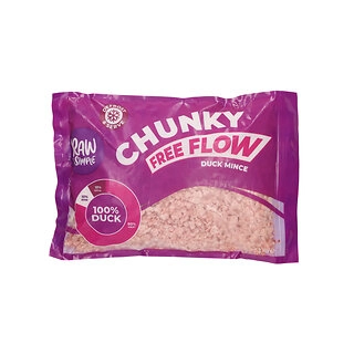 Raw & Simple Free Flow Duck Raw Dog Food 1kg