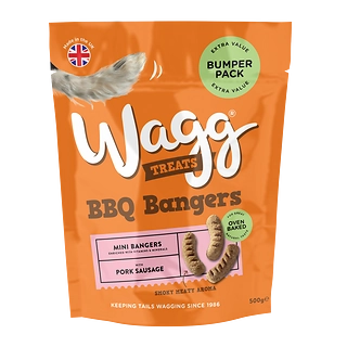 Wagg BBQ Bangers Bumper 5x500g Dog Treats