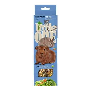 Little One Sticks For Guinea Pigs, Rabbits And Chinchillas With Vegetables 2x60G