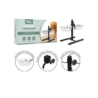 Smart Choice Adjustable Double Stainless Steel Diners