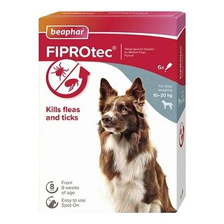 FIPROtec Spot-On for Medium Dogs 6 Pipettes