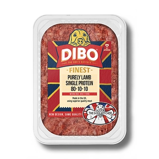 DIBO Finest Purely Lamb 80 10 10 Raw Dog Food 1kg