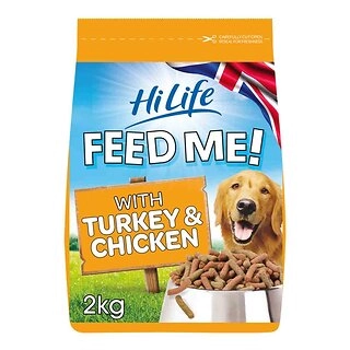 HiLife Dog Food: Complete Moist Menu for Dogs With Turkey, Chicken & Smokey Bacon 2kg
